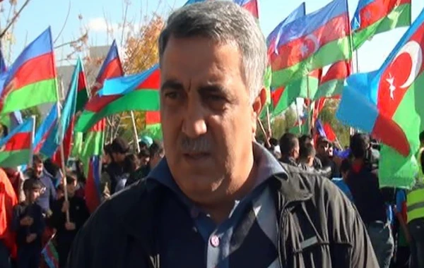 Ağsuda bayraq yürüşü keçirilib - FOTO