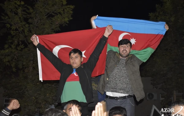 Azərbaycan xalqı tarixi qələbəni qeyd edir - Ağdamdan REPORTAJ