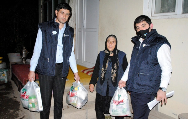 Bərdədə 140 məcburi köçkün ailəsinə ərzaq yardımı göstərilib - FOTO