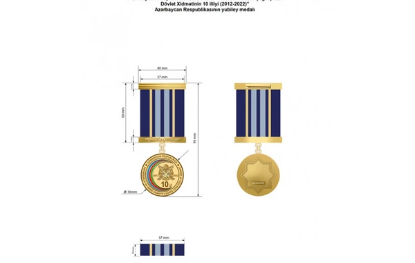 Azərbaycanda yeni yubiley medalı təsis edilib