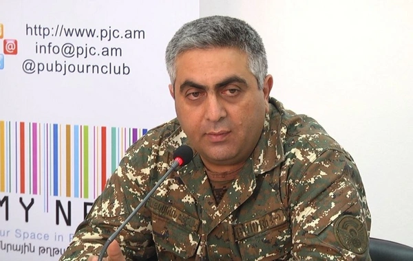 Ermənistan Müdafiə Nazirliyinin sözçüsü istefa verib