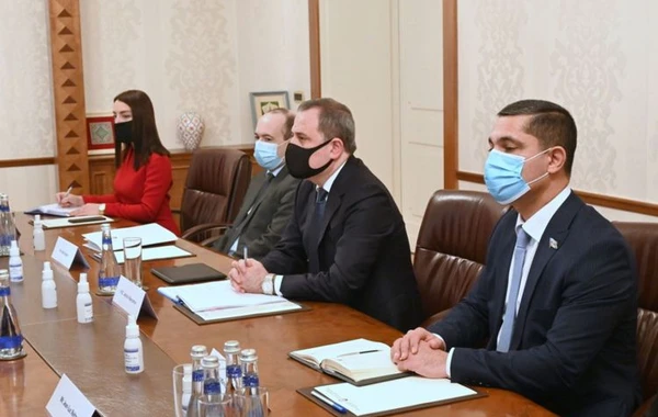Ceyhun Bayramov Fransa Milli Assambleyasının nümayəndə heyəti ilə görüşüb