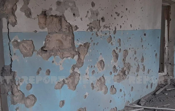 Düşmən atəşi nəticəsində Naftalan və Goranboya dəyən ziyan hesablanır - FOTO