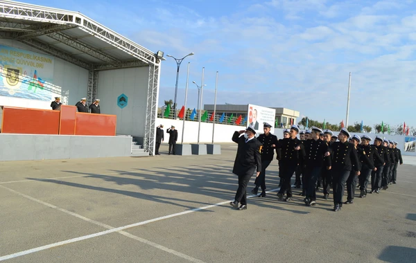 Hərbi Dəniz Qüvvələrində andiçmə mərasimi keçirilib