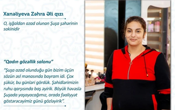 Onlar Şuşaya kiçik biznes sahibləri kimi qayıdacaqlar - FOTO