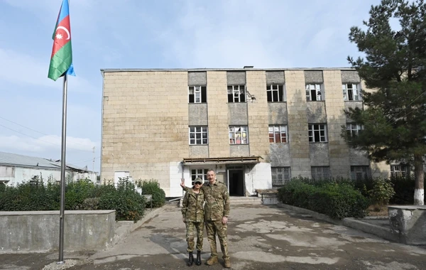 İlham Əliyev və Mehriban Əliyevanın Füzuli və Cəbrayıl səfərindən görüntülər - FOTO