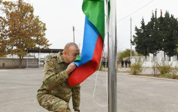 İlham Əliyev və Mehriban Əliyevanın Füzuli və Cəbrayıl səfərindən görüntülər - FOTO