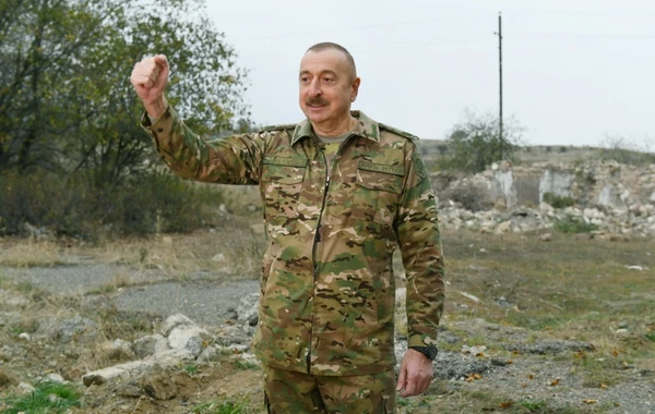 İlham Əliyev və Mehriban Əliyevanın Füzuli və Cəbrayıl səfərindən görüntülər - FOTO