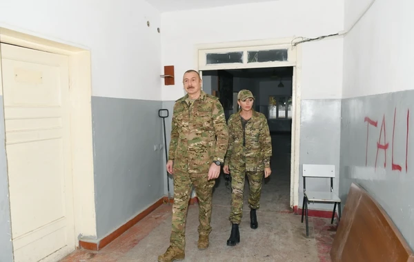 İlham Əliyev və Mehriban Əliyevanın Füzuli və Cəbrayıl səfərindən görüntülər - FOTO