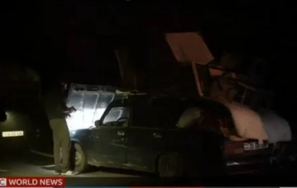 BBC: армяне массово бегут из Лачина - ФОТО