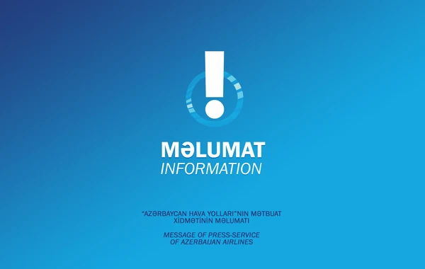 AZAL: Naxçıvana aviabilet alanlar fırıldaqçılığın qurbanı ola bilərlər