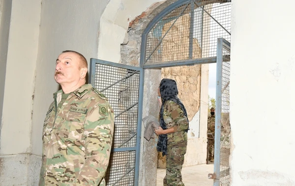 Prezident İlham Əliyev və birinci xanım Mehriban Əliyeva işğaldan azad edilmiş Ağdam şəhərində olublar - FOTO