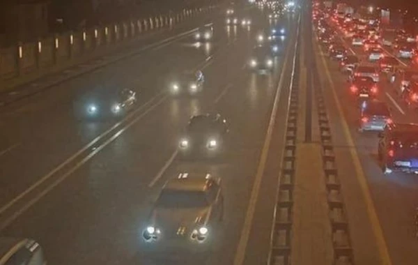 Bakıda qəza sıxlığa səbəb olub - FOTO