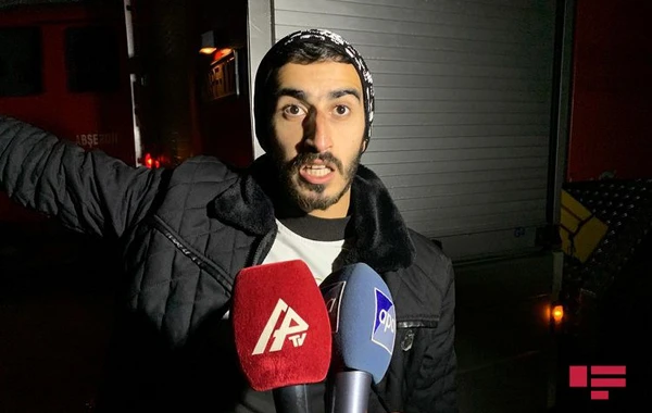 Xırdalanda uçqun baş verdi - 2 maşın dağıntılar altında qaldı - FOTO