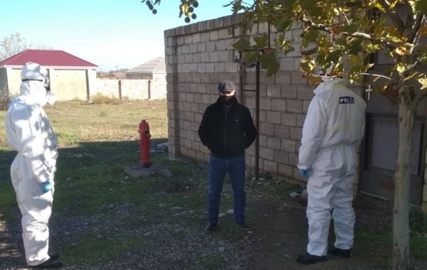 Evlərini tərk edən koronaviruslu xəstələr polis tərəfindən saxlanıldı - FOTO