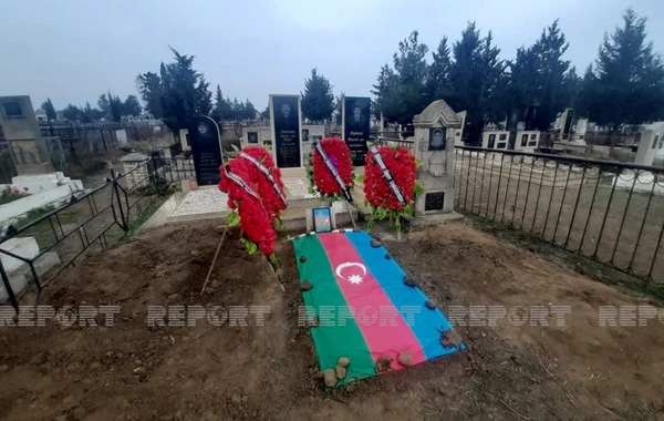 Biləsuvarda şəhid gizir dəfn edilib - FOTO