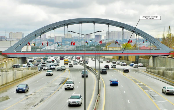Xırdalan dairəsi yaxınlığında yeni dəmir yolu körpüsünün tikintisi yekunlaşdırılıb - FOTO