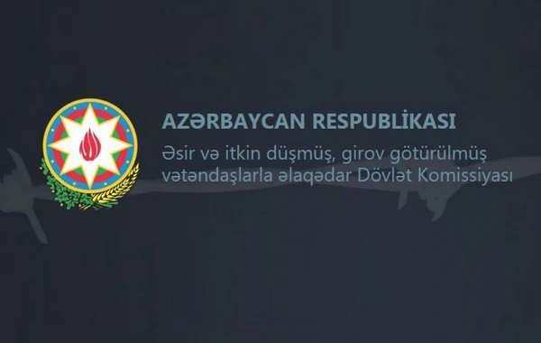 Əsir və itkin düşmüş, girov götürülmüş vətəndaşlarla əlaqədar Dövlət Komissiyasından AÇIQLAMA