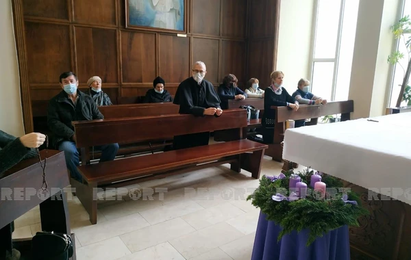 “Müqəddəs Məryəm” kilsəsində şəhidlərin anım mərasimi keçirilib - FOTO