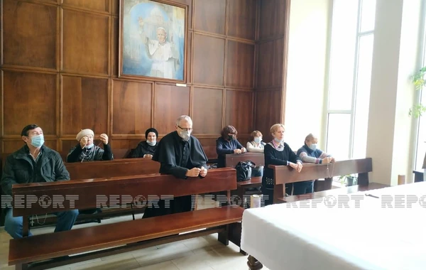 “Müqəddəs Məryəm” kilsəsində şəhidlərin anım mərasimi keçirilib - FOTO