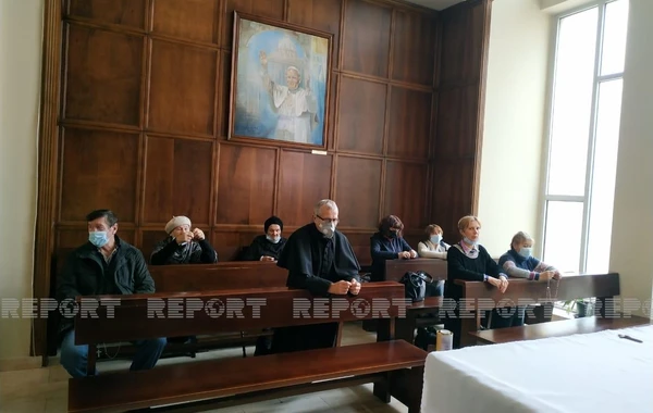 “Müqəddəs Məryəm” kilsəsində şəhidlərin anım mərasimi keçirilib - FOTO
