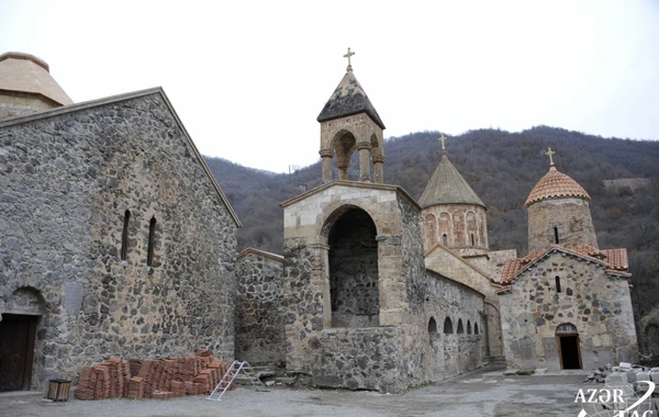 Şəhidlərimizin xatirəsi Xudavəng monastırında anıldı - FOTO