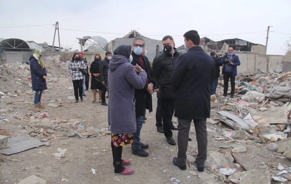 İtaliya Parlamenti Deputatlar Paltasının nümayəndə heyəti Gəncəyə səfər edib - FOTO