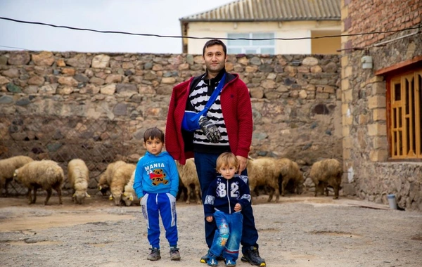 Şəhid ailəsi və müharibə iştirakçısı üçün kiçik təsərrüfatlar yaradıldı - FOTO