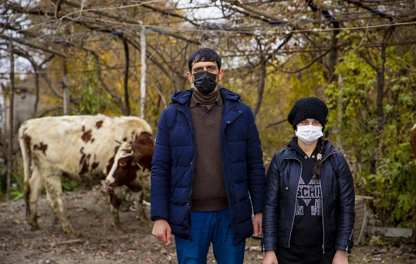Şəhid ailəsi və erməni terrorundan əziyyət çəkən mülki şəxslər üçün kiçik təsərrüfatlar yaradıldı - FOTO