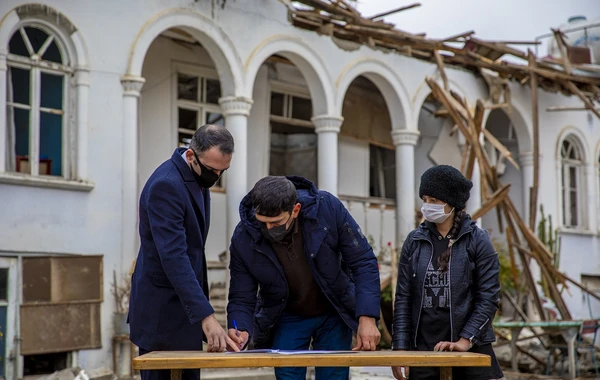 Şəhid ailəsi və erməni terrorundan əziyyət çəkən mülki şəxslər üçün kiçik təsərrüfatlar yaradıldı - FOTO