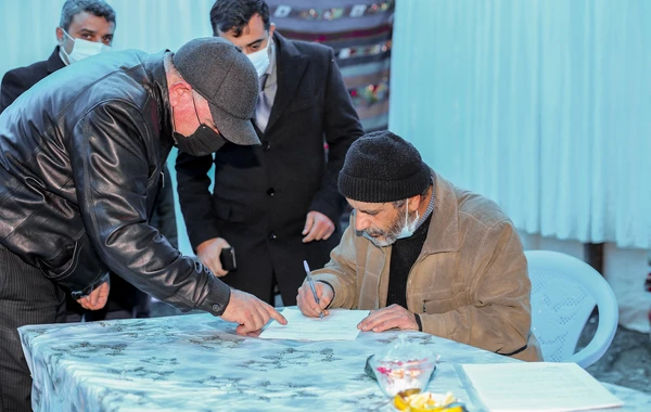 Şəhid ailəsi və erməni terrorundan əziyyət çəkən mülki şəxslər üçün kiçik təsərrüfatlar yaradıldı - FOTO