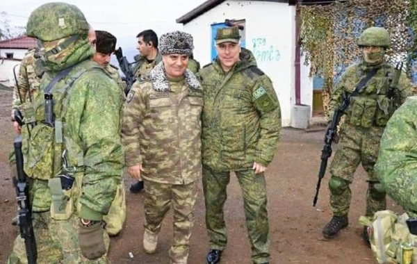 DTX rəisi Qarabağdakı Rusiya sülhməramlılarının rəhbəri ilə görüşdü - FOTO