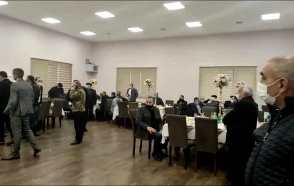 Bakıda restoranda toy etmək istəyən şəxslər saxlanılıb - FOTO