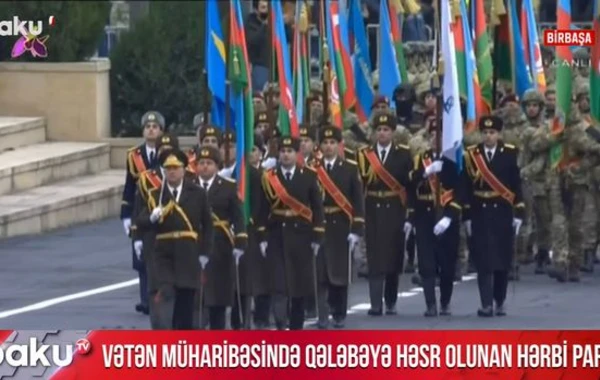 Bakıda Zəfər paradı keçirilib - YENİLƏNİB - VİDEO