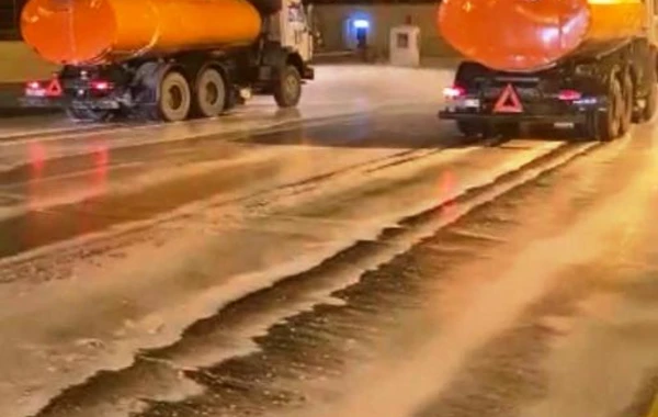 Bakıda təmizlik-dezinfeksiya işləri aparılıb - FOTO