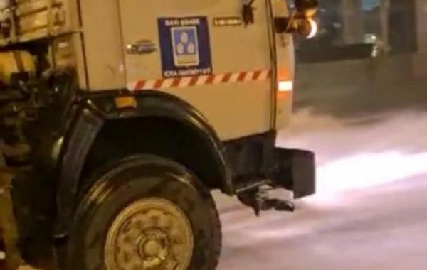 Bakıda təmizlik-dezinfeksiya işləri aparılıb - FOTO