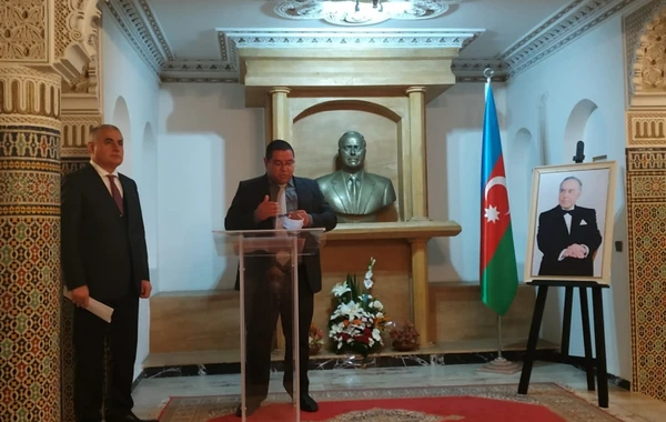 Ümummilli lider Heydər Əliyevin xatirəsi Mərakeşdə anılıb - FOTO