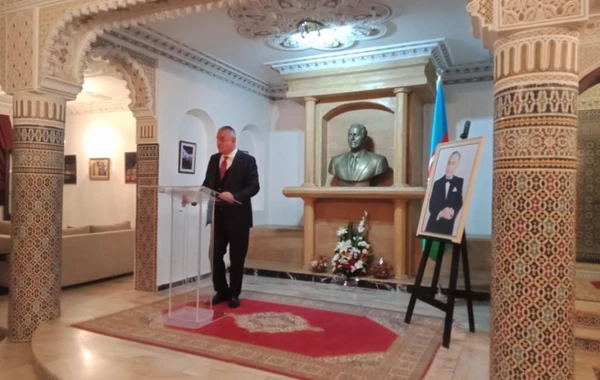 Ümummilli lider Heydər Əliyevin xatirəsi Mərakeşdə anılıb - FOTO
