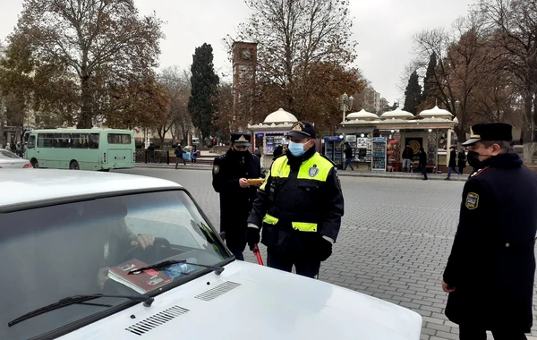 Polis Gəncədə reydlərə başladı - FOTO