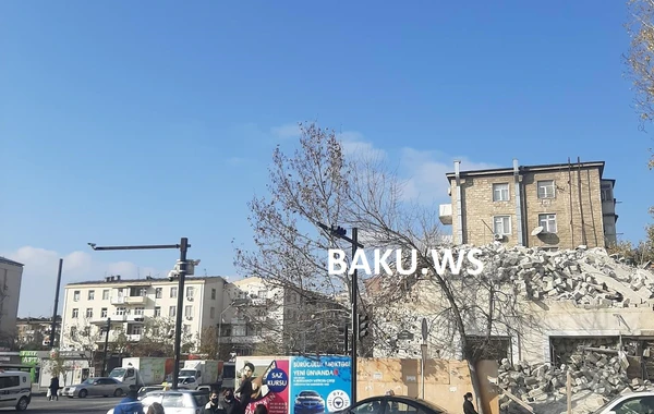 Paytaxtda dəhşətli söküntü mənzərəsi - VİDEO