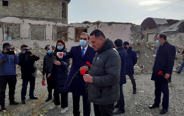 Maksim Şevçenko Gəncəyə gedib - FOTO