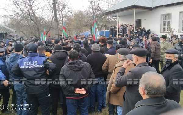 Oğuzda şəhid dəfn olunub - FOTO