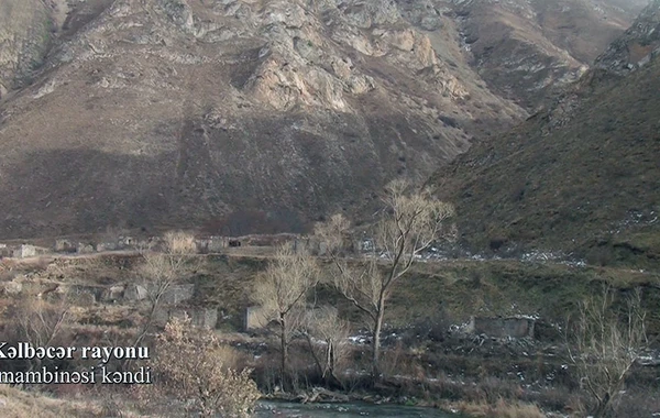 Kəlbəcərin İmambinəsi kəndindən videogörüntülər