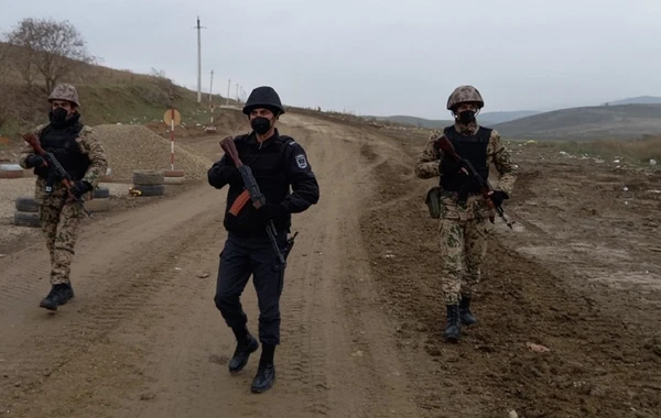 Azərbaycan polisi Xocavənd rayonunda xidmətini davam etdirir - FOTO