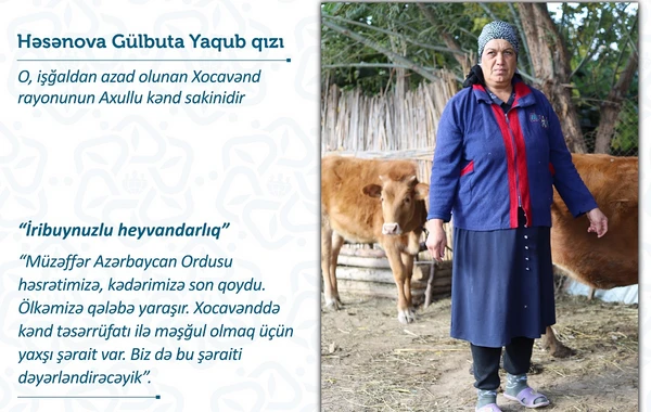 Onlar Xocavəndə kiçik biznesləri ilə qayıdacaqlar - FOTO