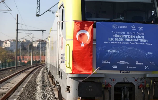 Türkiyənin Azərbaycan ərazisindən keçmiş ilk ixrac qatarı Çinə çatıb