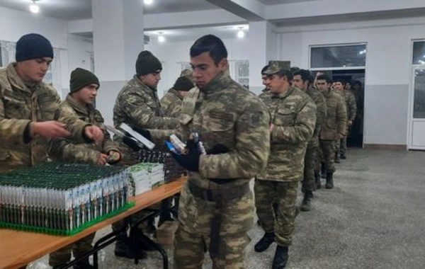 Mehriban Əliyevanın təşəbbüsü ilə hərbçilərimizə dəstək aksiyasına başlanıldı - VİDEO-FOTO