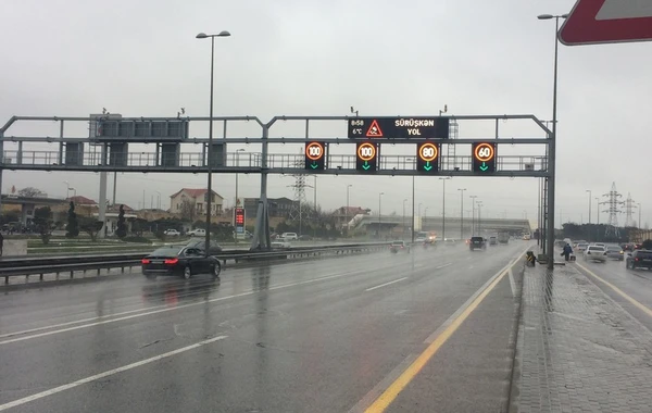 Bakının əsas magistral yollarında sürət həddi endirilib