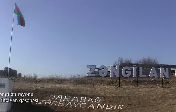 Zəngilan rayonunun Mincivan qəsəbəsindən videogörüntülər - VİDEO