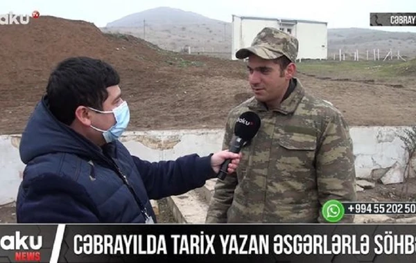 Cəbrayılda tarix yazan əsgərlər... - VİDEOREPORTAJ